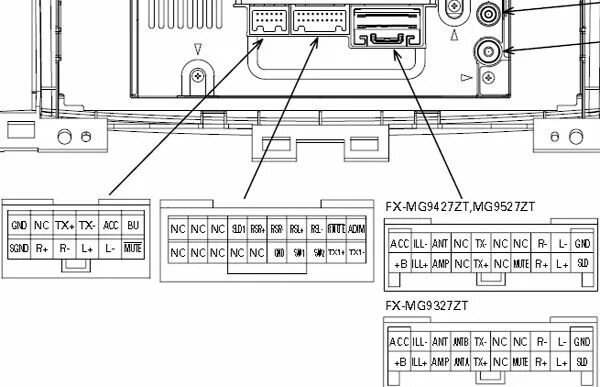 Подключение магнитолы прадо 120 TOYOTA Car Radio Stereo Audio Wiring Diagram Autoradio connector wire installati