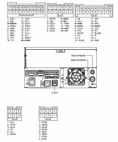 Подключение магнитолы прадо 120 TOYOTA Car Radio Stereo Audio Wiring Diagram Autoradio connector wire installati