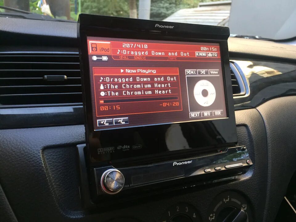 Подключение магнитолы с выдвижным экраном Pioneer AVH-P5900DVD - Mitsubishi Lancer IX, 1,6 л, 2005 года автозвук DRIVE2