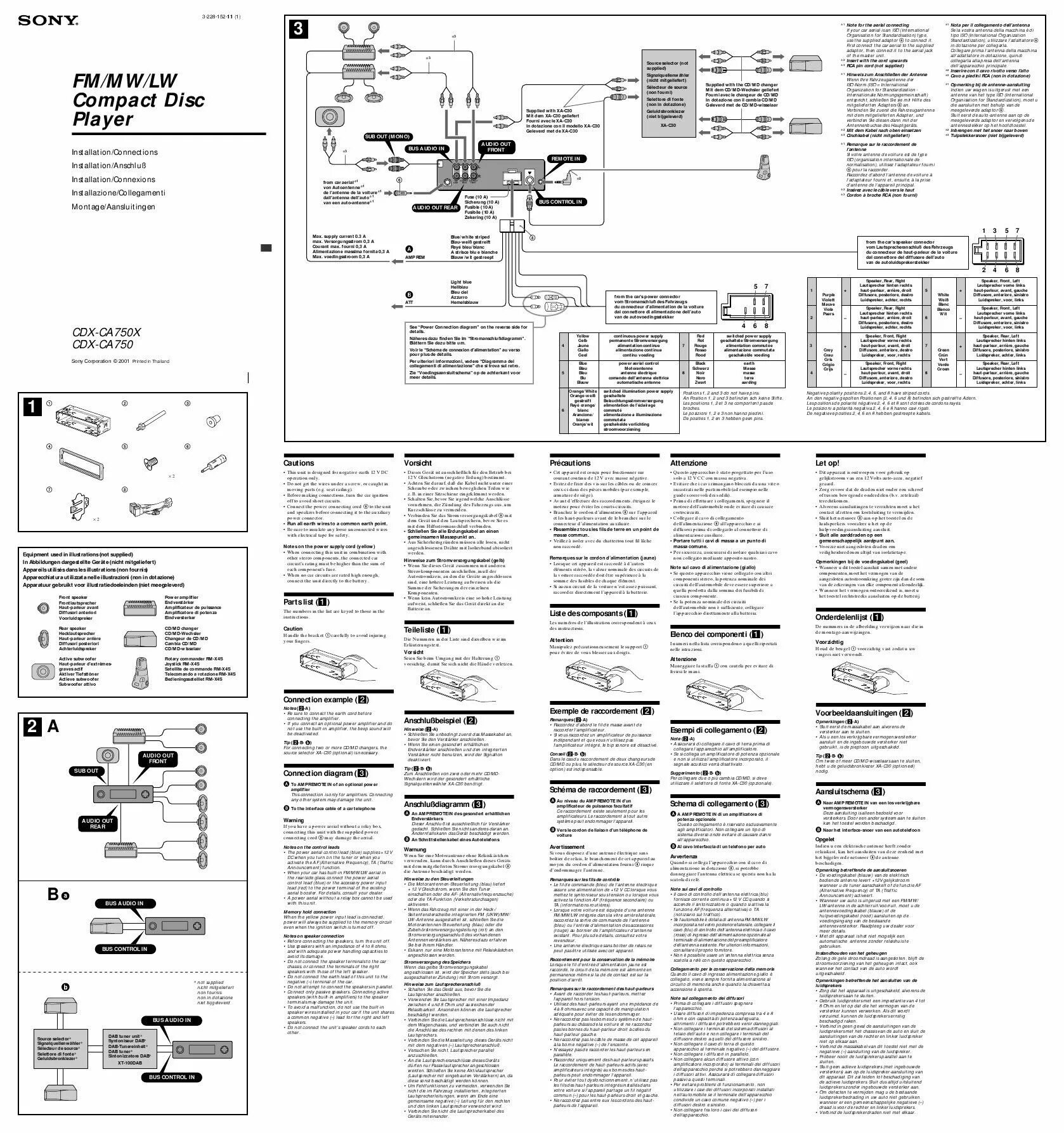 Подключение магнитолы sony cdx Wiring Diagram For Car Stereo Sony Valid Sony Xplod Stereo Wiring Sony xplod, Ca