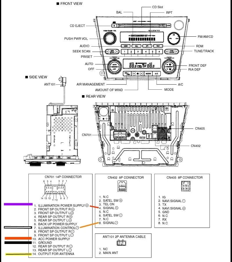 Подключение магнитолы субару ае…сделал звук))) - Subaru Legacy (BL/BP), 2,5 л, 2004 года автозвук DRIVE2