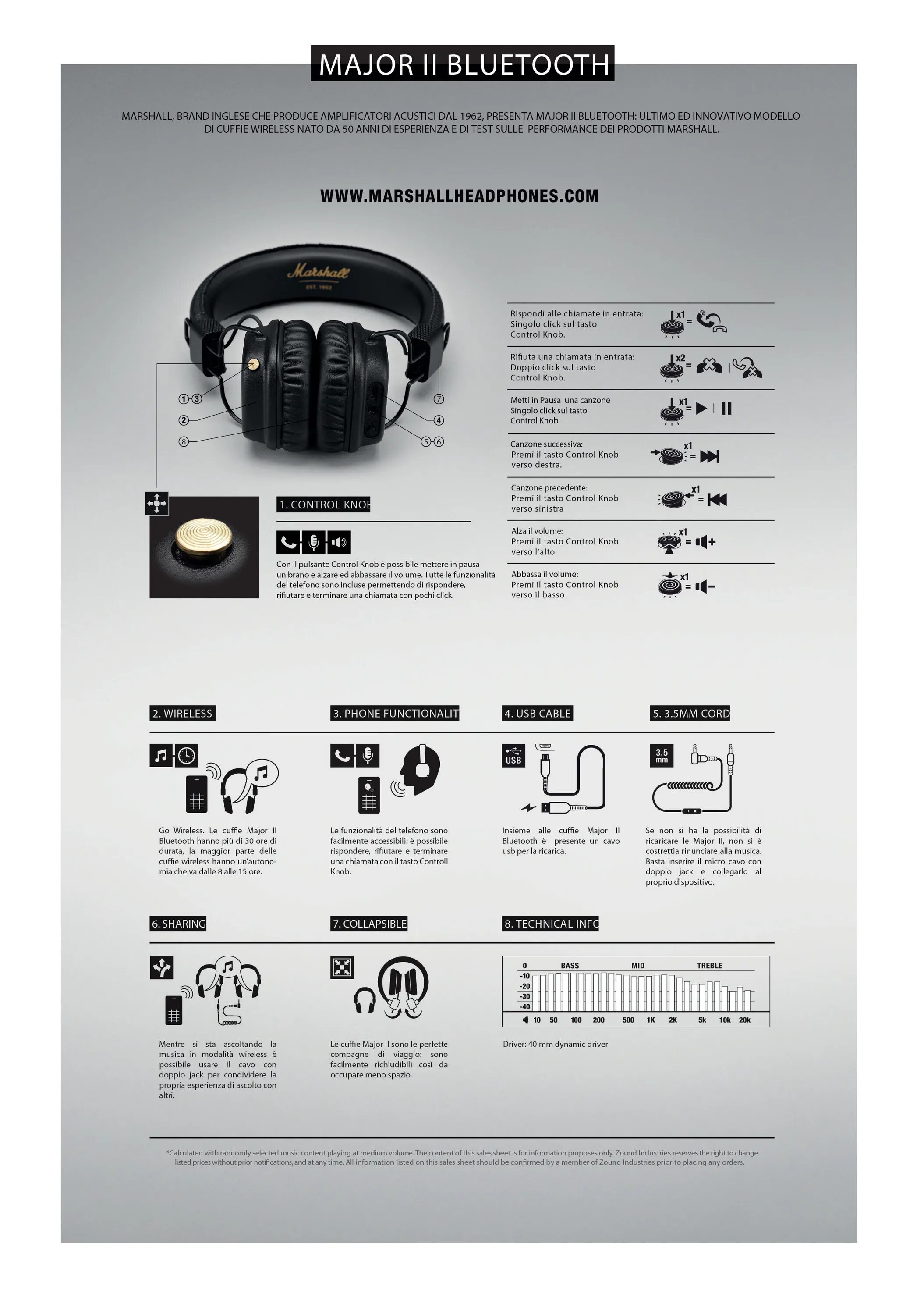 Подключение major 4 к телефону MARSHALL MAJOR II BLUETOOTH: LIBERI DAI FILI Salad Days Magazine