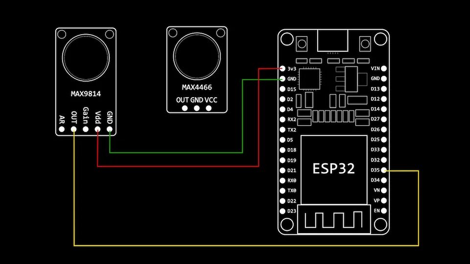 Подключение макс 2 MAX4466 not responding to sound but to proximity? - adafruit industries