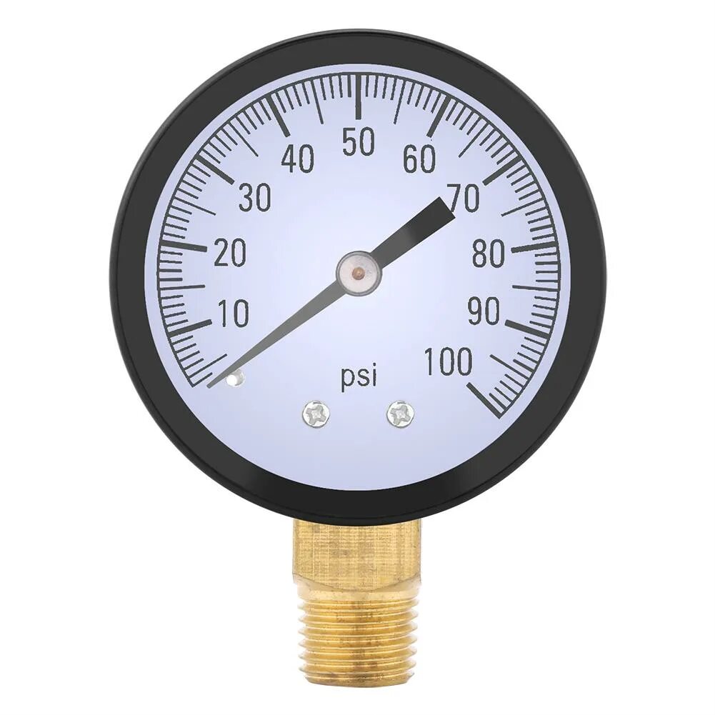 Подключение манометр воды 0-100PSI 1/4 BSPT Pressure Gauge Manometer Water Oil Air Pressure Meter купить н