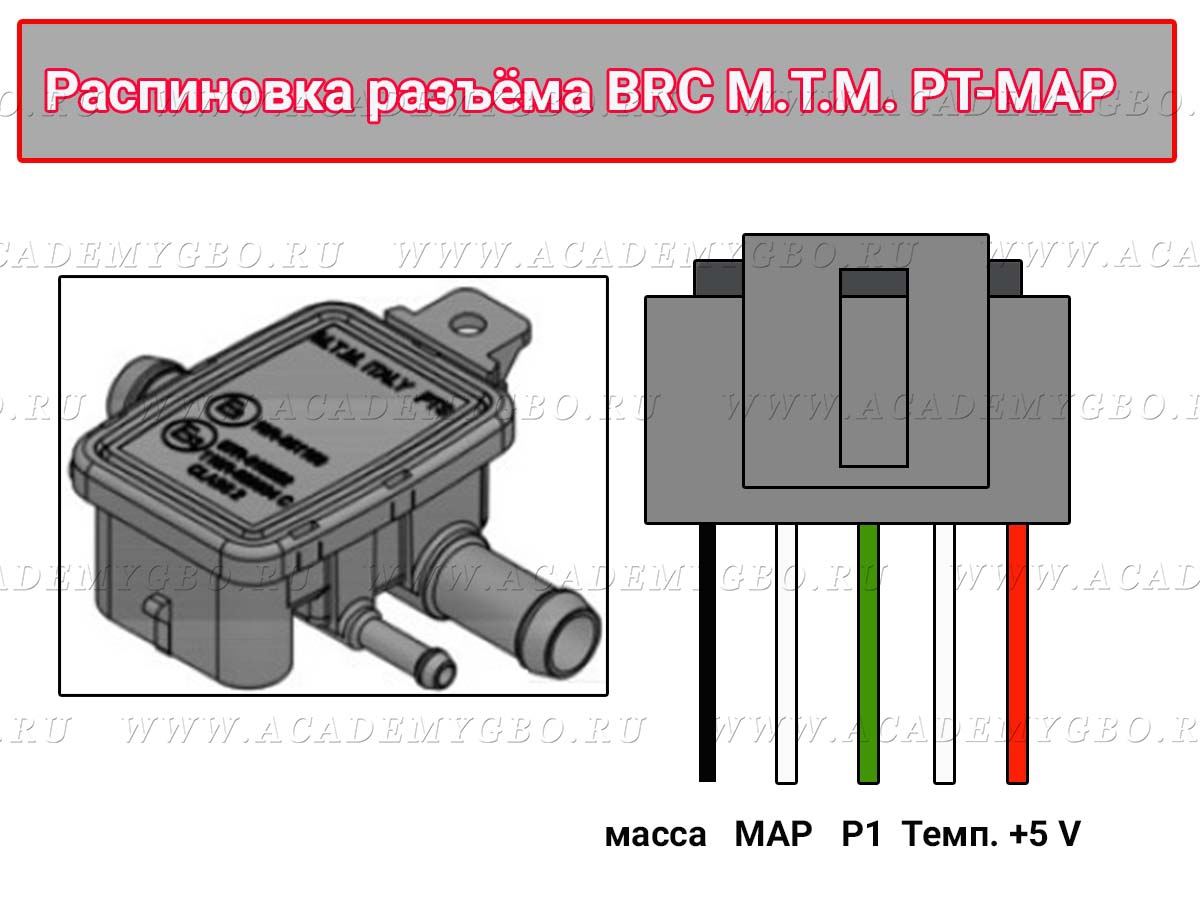 Подключение мап 4 MTM PT MAP-сенсор BRC/ DREAM и другое оборудование ГБО в Москве по выгодной цене