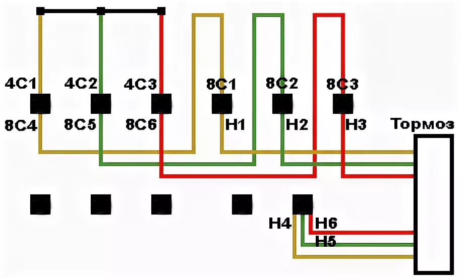 Подключение мап 4 Схемы укладки обмоток статора МАП221 4/8.