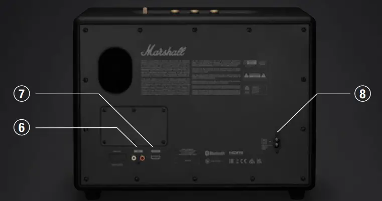 Подключение маршал 4 Руководство пользователя домашней Bluetooth-колонки Marshall WOBURN III