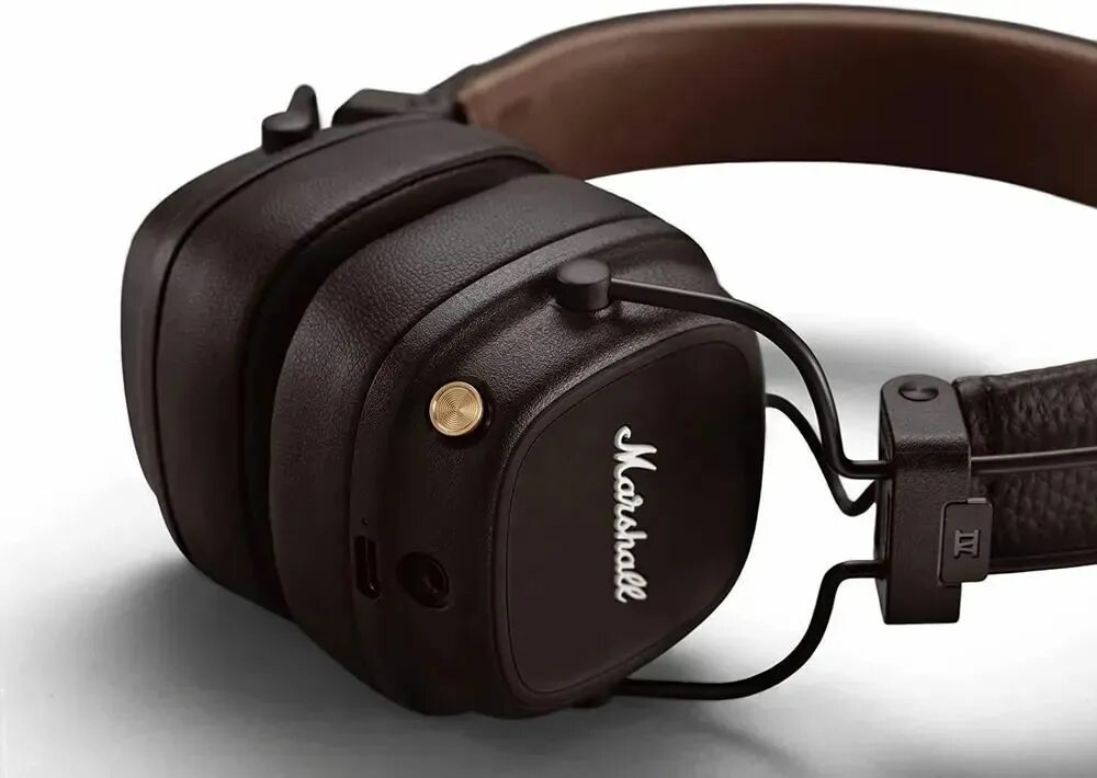 Подключение маршал мажор 4 Беспроводные наушники накладные Marshall Major IV Bluetooth Brown - отзывы покуп