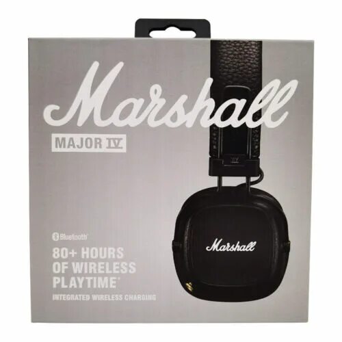 Подключение маршал мажор 4 New Mārshall - Major IV Bluetooth Headphone with wireless charging Black/Brown e