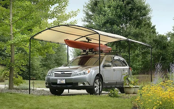 Подключение машины на даче Monarc 9 Ft. W x 16 Ft. D Canopy Canopy outdoor, Carport canopy, Pergola