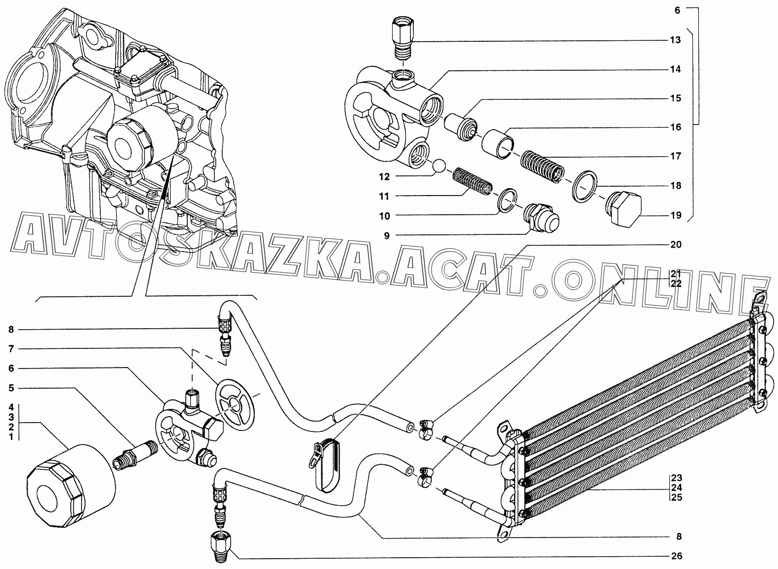 Подключение масляного радиатора уаз Фильтр очистки масла и радиатор масляный УАЗ 39099 (390994 (Euro-2), 390994 (Eur