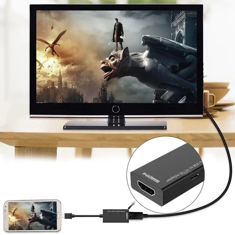 Подключение mhl к телевизору Micro USB MHL к HDMI-совместимый кабель HD 1080P для Samsung HTC LG Sony Huawei 