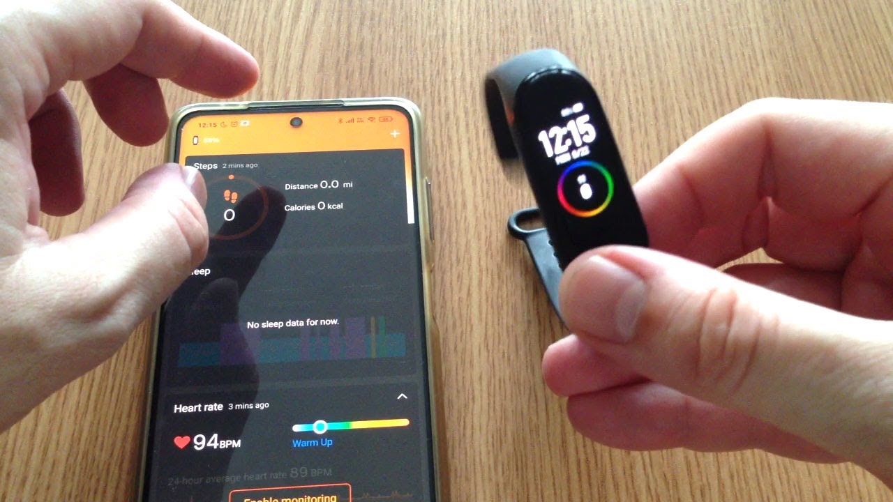 Подключение ми банд 4 Pair first Xiaomi MI Band 4 connect to MI Fit - YouTube