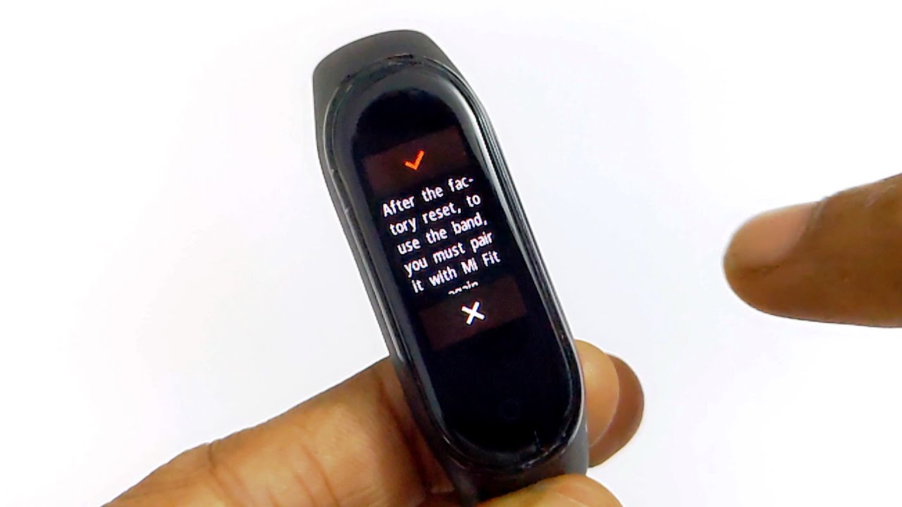 Подключение ми банд 4 Mi Band 4 - How to Reset - YouTube