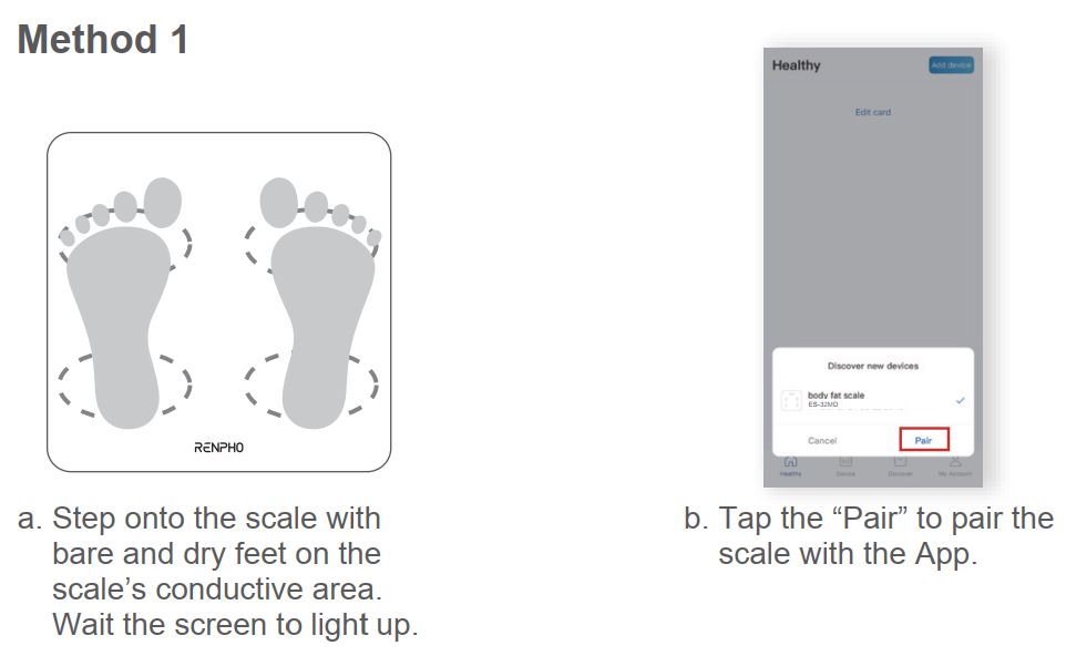 Подключение mi body scale 2 RENPHO ES-CS20M Body Composition Scale User Guide