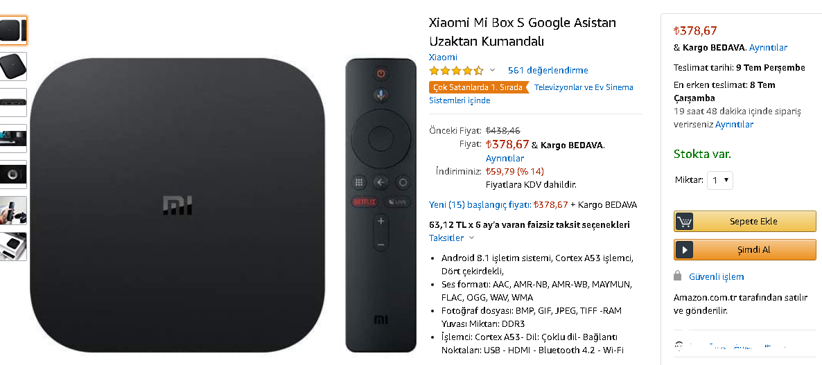 Подключение mi box к телевизору Xiaomi Mi Box S 379 TL Amazon TR DonanımHaber Forum