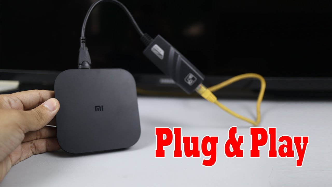 Подключение mi box к телевизору How to Connect Mi TV Box with LAN Cable USB Ethernet Connection Adaptor - YouTub