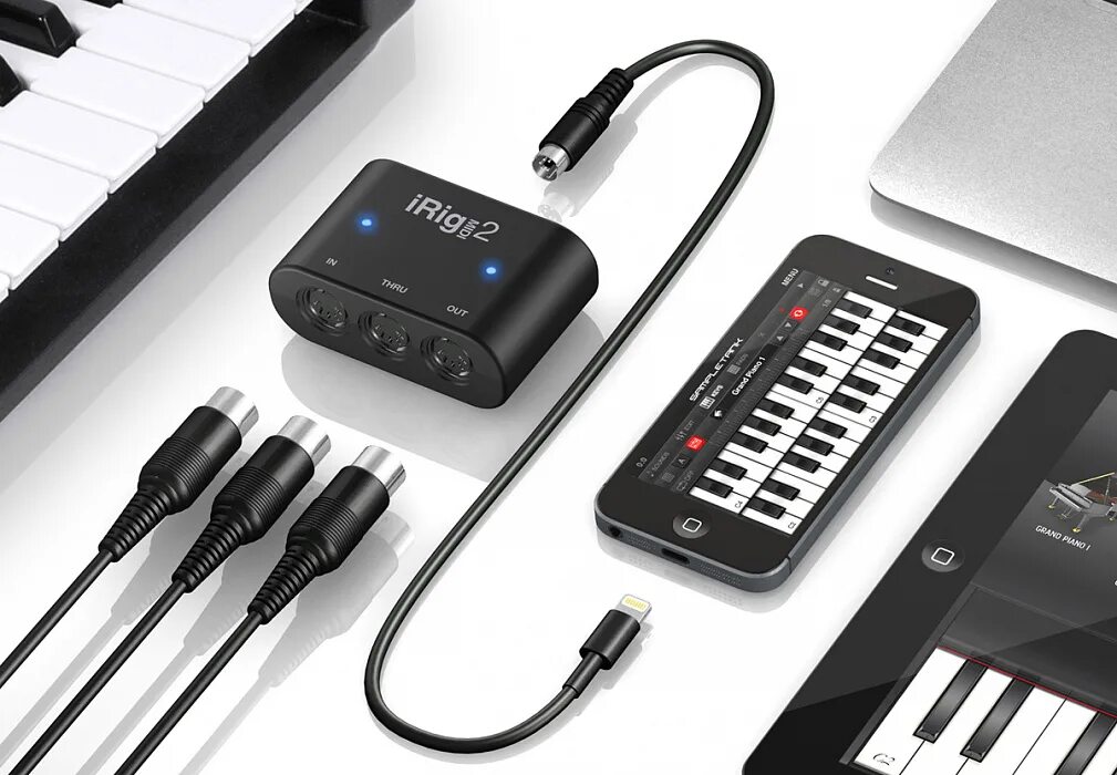 Подключение миди к телефону Купить интерфейс IK Multimedia iRig MIDI 2 для подключения MIDI-устройств к iPho