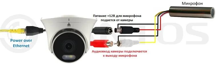 Подключение микрофона к камере hikvision Новинки системы видеонаблюдения Tantos - новости компании Сатро-Паладин