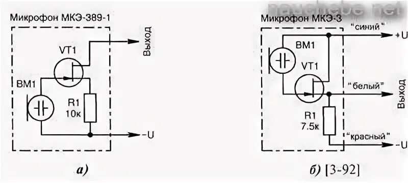 Подключение микрофона мкэ 3 Акустические датчики. Электретные микрофоны в схемах на МК