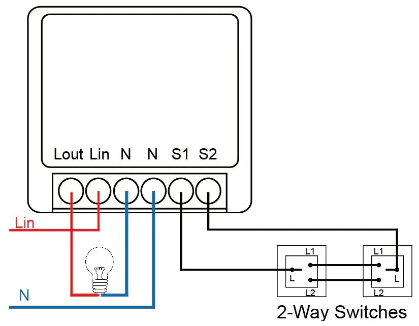 Подключение mini smart switch к выключателю схема Умное Wi-Fi реле Tuya Smart Life 16A - управляется Яндекс Алисой, Умный дом - ку