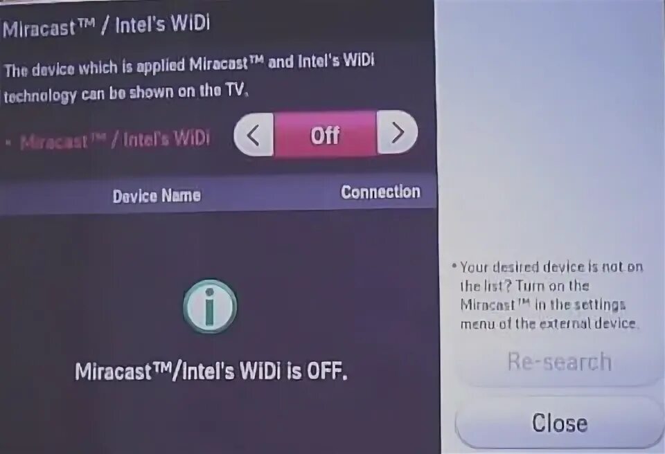 Подключение миракаст к телевизору Настройка беспроводного дисплея Miracast (WiDi) в Windows 10 Windows для системн