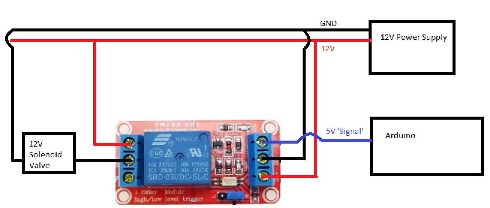 Подключение многофункционального реле 2 Relay Module Wiring