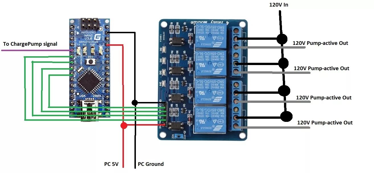 Подключение многофункционального реле Arduino for relay controls - LinuxCNC