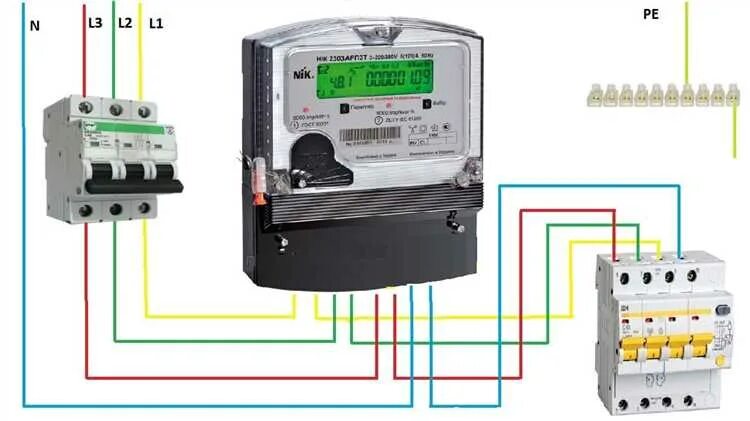 Подключение многотарифного счетчика Как установить двухтарифный счетчик электроэнергии: пошаговая инструкция
