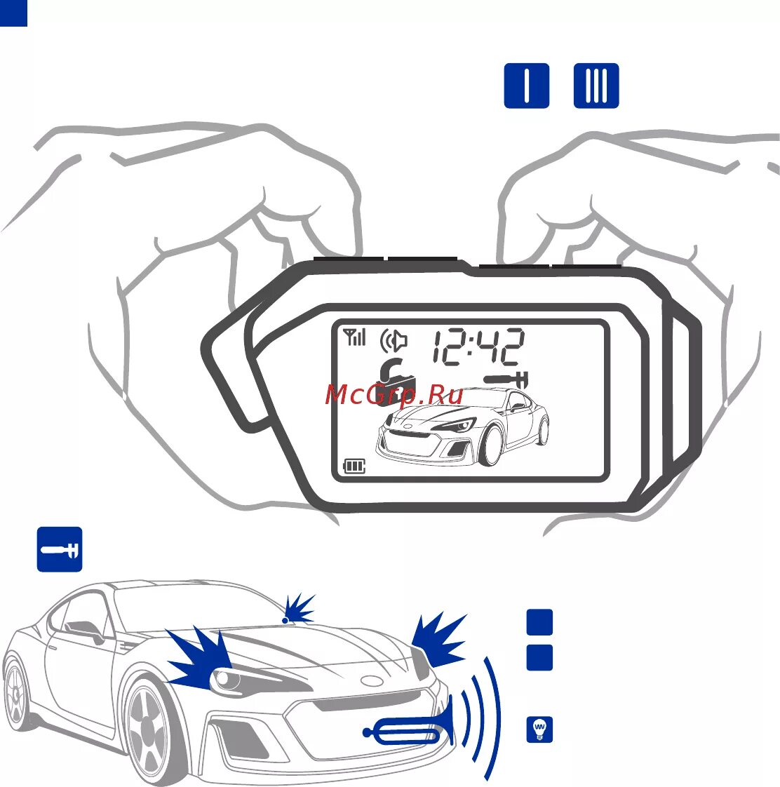 Подключение mobicar 2 Scher-Khan Mobicar 1 18/66 Режим автосервис