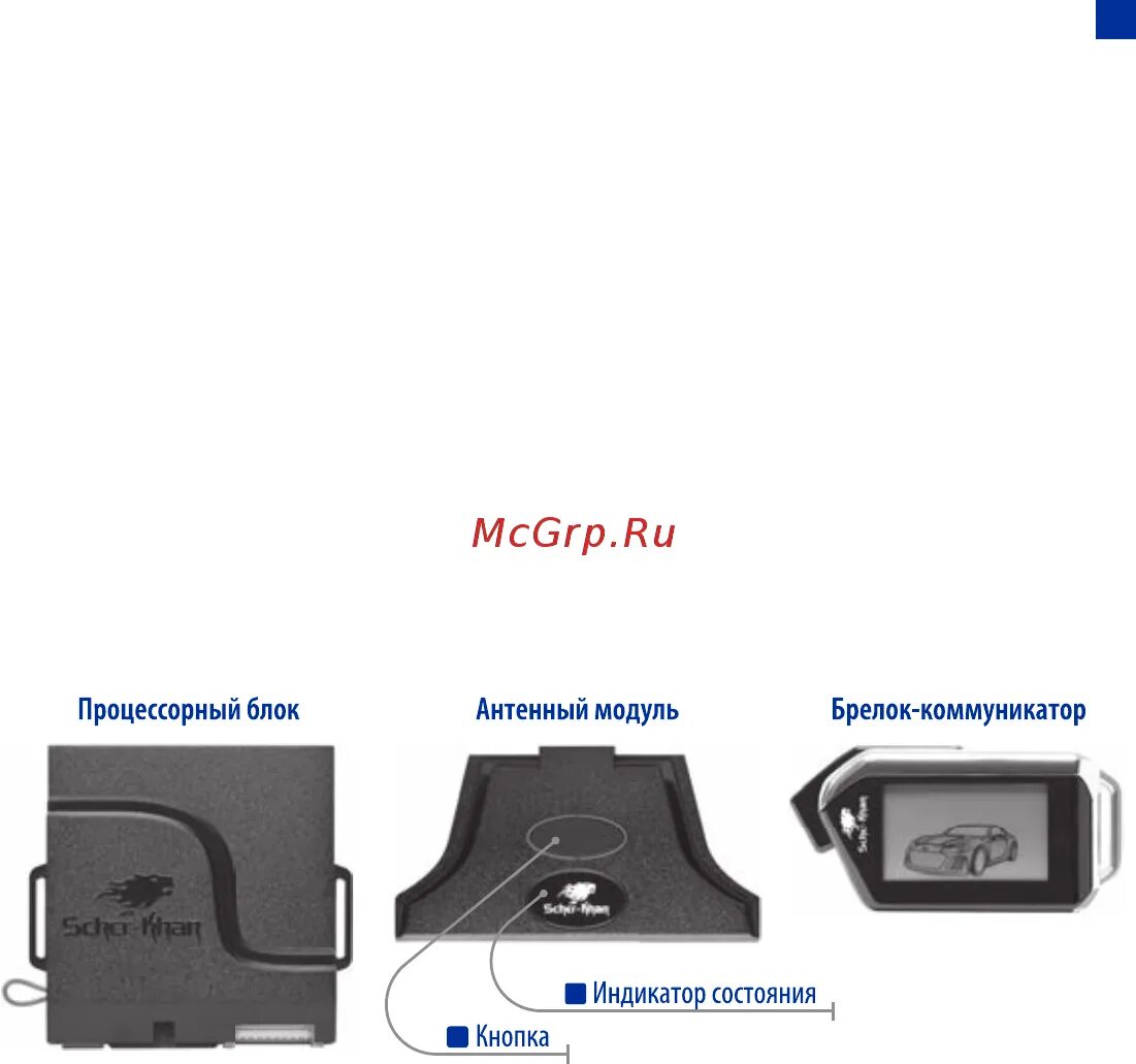 Подключение мобикар к телефону Scher-Khan Mobicar 1 5/66 Комплектация системы