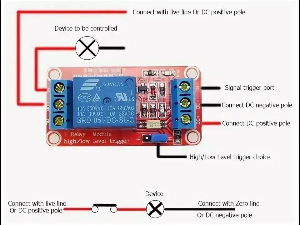 Подключение модульного реле 5V 1 Channel Level Trigger Optocoupler Relay Module For Arduino - YouTube