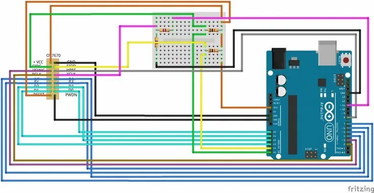 Подключение модуля камеры к ардуино Robotique, Caméra, Régulateur de tension