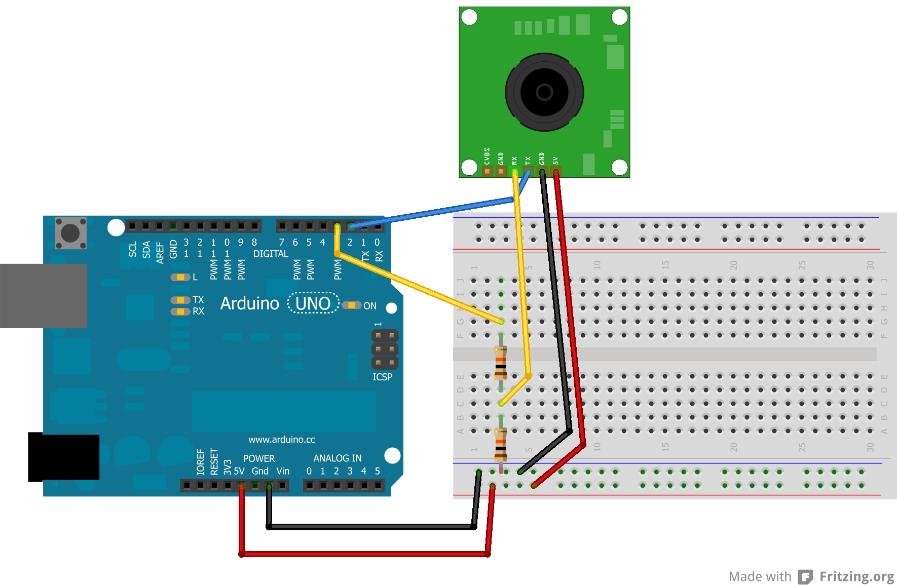 Подключение модуля камеры к ардуино Arduino camera