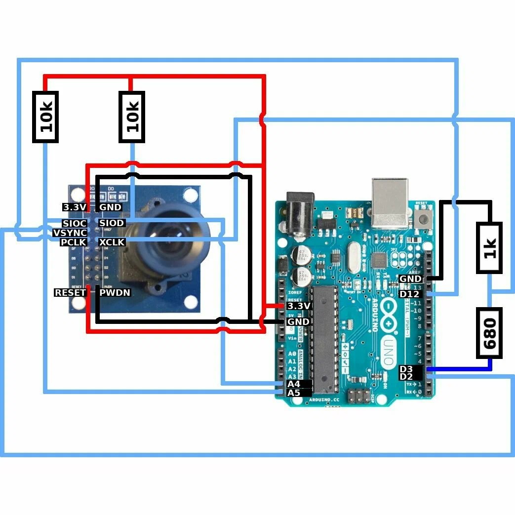 Подключение модуля камеры к ардуино Камера arduino - Купить Модуль камеры OV5642 для Arduino 5MP SPI Arducam