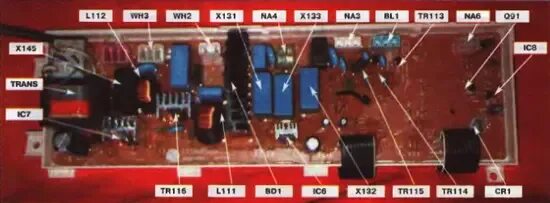 Подключение модуля стиральной машины lg Устройство и ремонт электронного модуля стиральной машины LG WD-80160 серии Inte