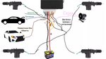 Подключение модуля управления центральным замком ежик Подключение блока центрального замка