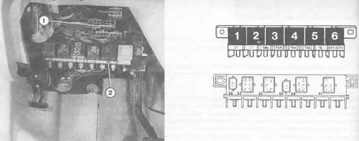 Подключение монтажного блока ауди 100 c3 Car fuse and relay repair Audi 100 C4 (1990-1994, petrol) Electrical equipment A