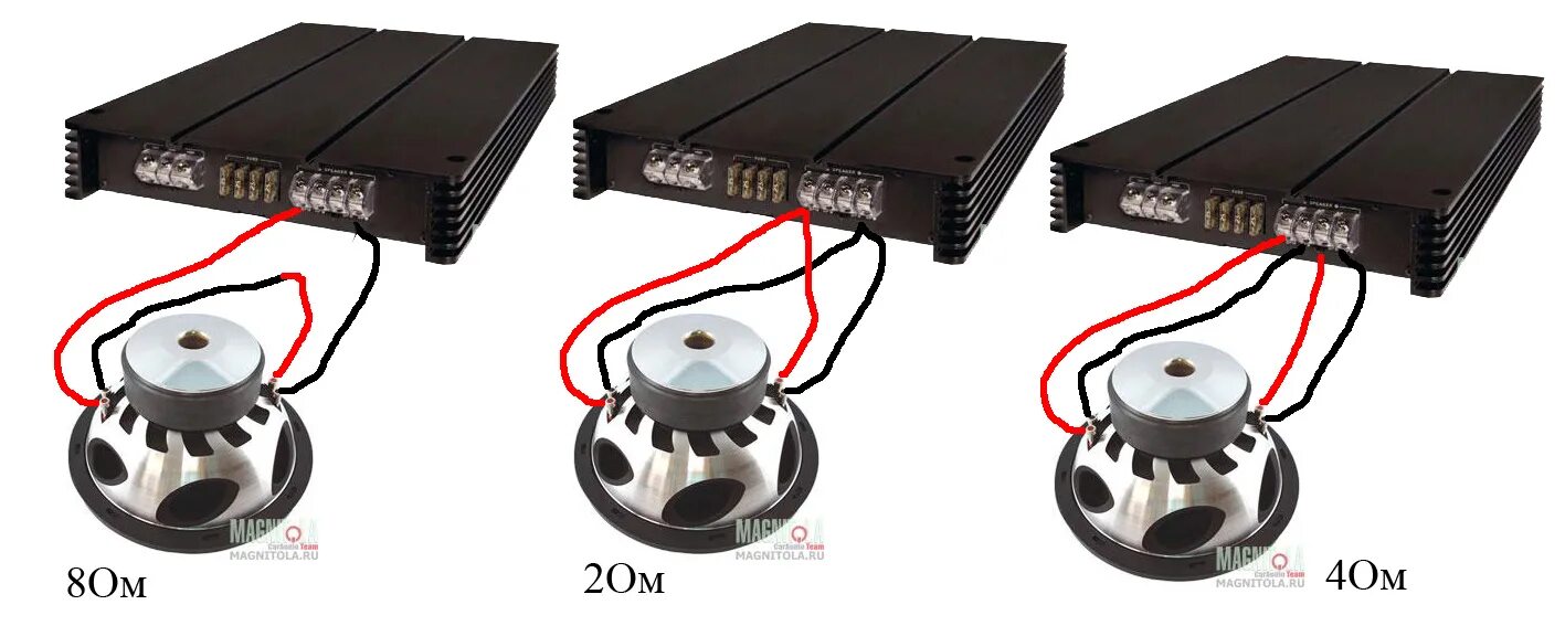 Подключение мостом в 4 ома Помогите новичку рассчитать короб - Мастерская - Форум по Автозвуку на Бас Клубе