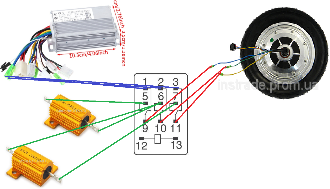 Подключение мотор колеса без контроллера Гироскутер, как источник мотор-колёс? - Страница 45