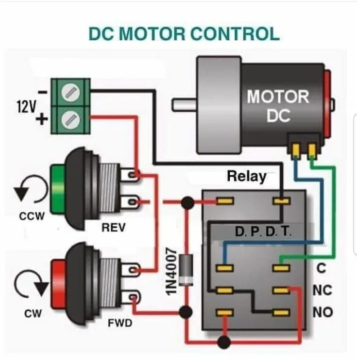 Подключение мотора к кнопке Pin by nguyenanhduy on Kỹ thuật điện tử Diy electronics, Electronics mini projec