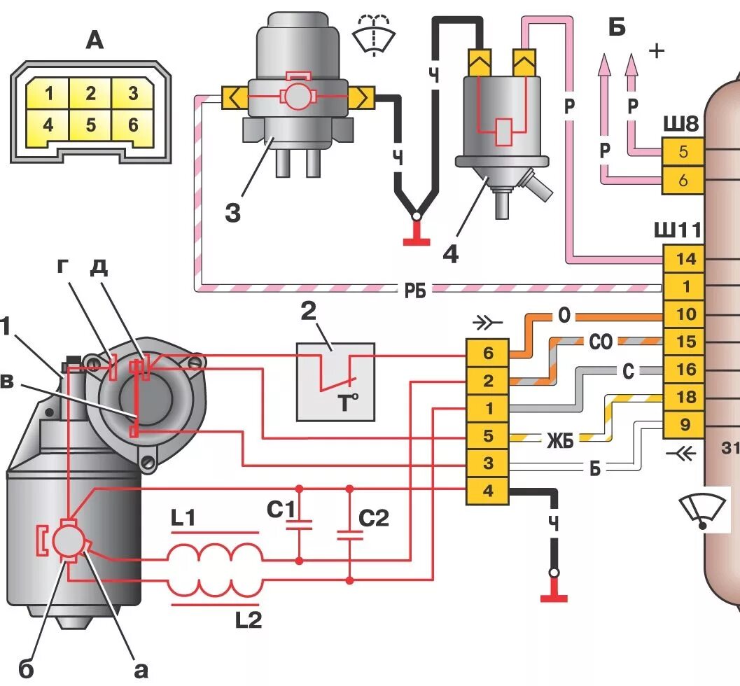 Подключение моторчика дворников ваз Электромобиль из мотора стеклоочистителя ваз-2108 - Сообщество "Сделай Сам" на D
