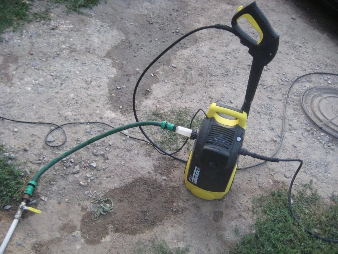 Подключение мойки высокого давления к воде Мойка высокого давления Karcher 5.20 (купил наконец) :) - Honda Civic Hatchback 