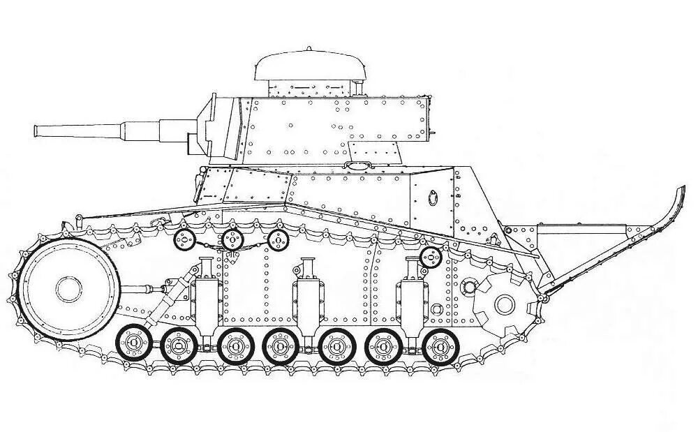 Подключение мс 1 T-18 (MS-1) with a 45 mm gun : Soviet Union (SOV)