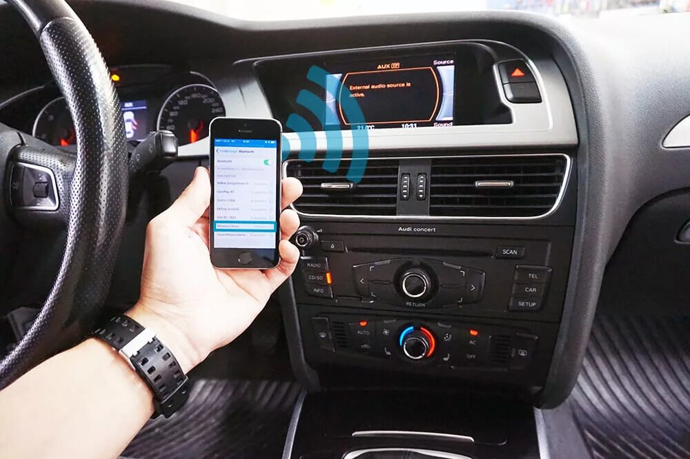 Подключение музыки через блютуз в машине Forskelle Begrænsning stille audi a4 avant bluetooth music Godkendelse tandpine 