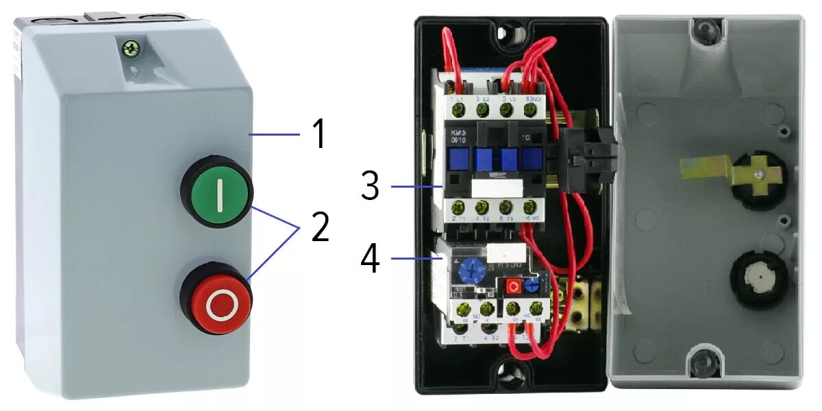 Подключение на 380 кнопку пуск Магнитный пускатель: устройство, применение и электрические схемы - Полезно знат