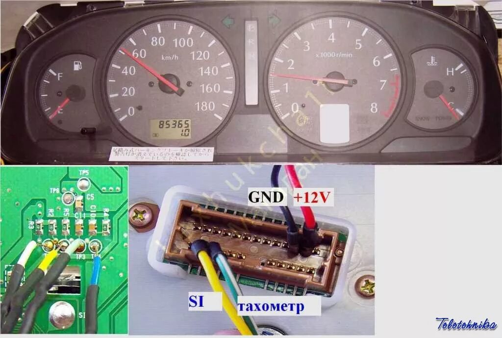 Подключение на панели тахометра Не работает тахометр ниссан куб - AutoZip35.ru