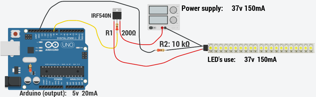 RGB led transistor current when mixing colours - General Electronics - Arduino F