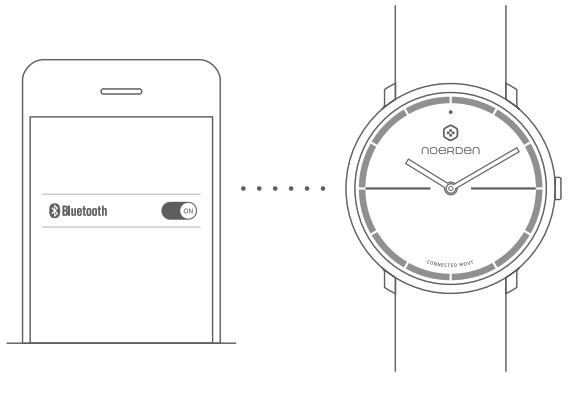 Подключение наручных часов к телефону ПОДКЛЮЧИТЕСЬ К ПРИЛОЖЕНИЮ NOERDEN - Руководства