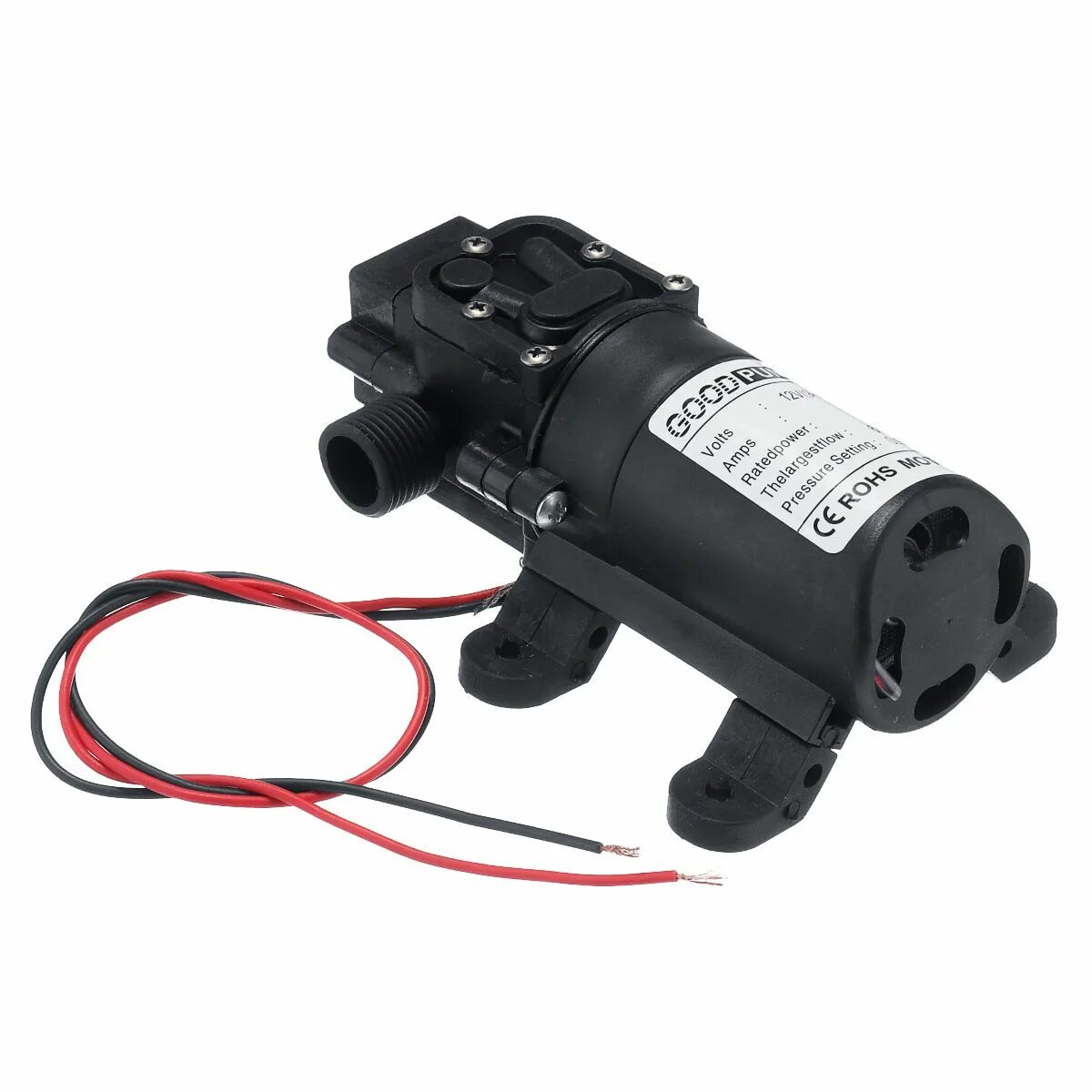 Подключение насоса 12 вольт DC 12V 130PSI 6L/min Electric Water Pump Black Micro High Pressure Diaphragm Wat